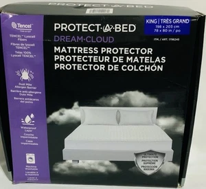 Protector de colchón Protect A Bed Dream Cloud King 78" X 80" barrera antiácaros antipolvo - Imagen 1 de 2