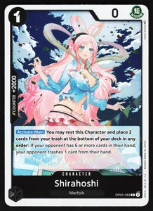 Shirahoshi OP05-082 One Piece TCG Foil R NM - Picture 1 of 2