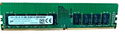 Micron 16GB 2Rx8 DDR4 PC4-2400T ECC RDIMM Server Memory MTA18ASF2G72AZ-2G3B1 - Image 1 of 3