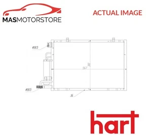 A/C AIR CON CONDENSER HART 645 304 H NEW OE REPLACEMENT - Bild 1 von 5