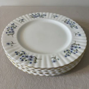 Set of 6 Richmond Bone China “Blue Rock” Dinner Plates, 26cm, Made in England - Picture 1 of 11