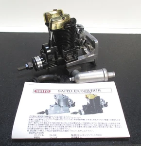 SAITO FA-56B GK 9.18cc Hemi Head 4 stroke glow engine with muffler for R/C f/s - Picture 1 of 24