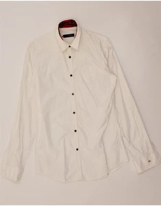 DSQUARED2 Mens Shirt IT 46 Small White Cotton CL58 - Picture 1 of 3