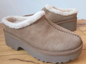 UGG New Heights Cozy Clog Slip On Chestnut Brown Women's Size US 7 New - Picture 1 of 9