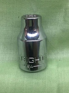 Wright Tool 3108 3/8" Drive 1/4" Standard Socket 12 Point FREE SHIPPING - Picture 1 of 5