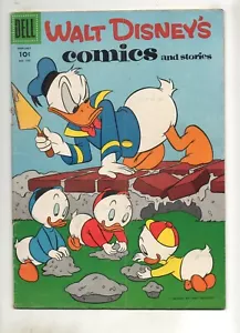 Walt Disney Comics & Stories #185 BARKS ART 1956; GVG 3.0 Fleck 1" Riss Back Cov - Bild 1 von 2