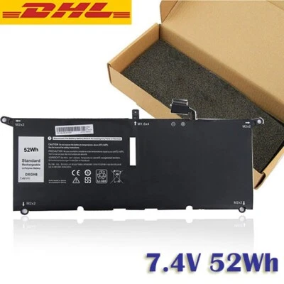 DXGH8 akku für Dell XPS 13 9370 9380 Latitude 3301 G8VCF 0H754V 52WH 7.4V - Bild 1 von 4