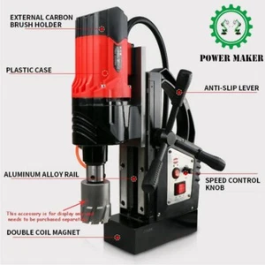 0-650rpm 220V Multifunctional Magnetic Drill Portable Bench Drill Stepless Speed - Picture 1 of 13