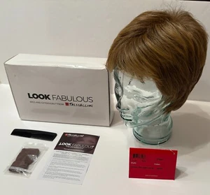 Gebürstete Pixie Perücke (VC1201) von Tressallure - 24/18T dunkelaschblond - Neu mit Etikett - Bild 1 von 6