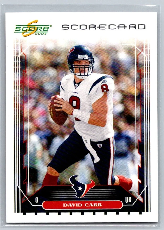 2006 Score Scorecard /750 David Carr #103 - Image 1 of 2