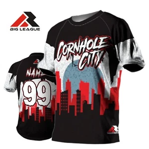 Maglia Sportiva Personalizzata Uomo Donna - Cornhole City - Cornhole - Foto 1 di 6