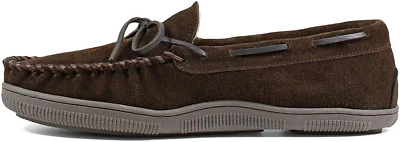 Florsheim 男式 Cozzy Moc Toe 拖鞋,巧克力。 — 第 1/4 张图片