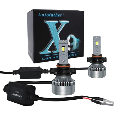 Pair 400W 40000LM LED car Headlight 5202 Fog Light Bulbs Lamps Conversion Kit  Foto 1 de 4