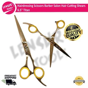 Professional Hairdressing Scissors Barber Salon Hair Cutting Shears 6.5" Titan - Picture 1 of 4