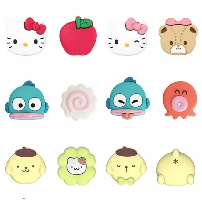 卡通硅胶 JoyStick 拇指握把盖适用于任天堂 Switch/OLED/Lite 4PCS — 第 1/4 张图片