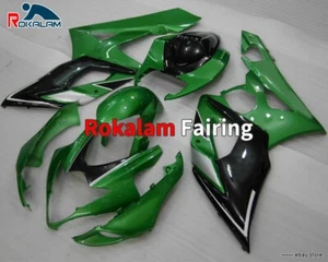 Kit de carrocería para Suzuki GSXR1000 K5 2005 GSX-R1000 05 06 verde carenado negro - Imagen 1 de 1