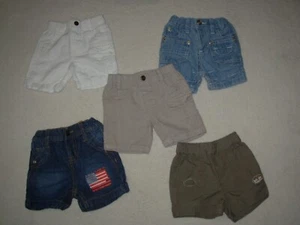 Lot de 5 shorts bébé 3mois (60cm) Garçon été - Imagen 1 de 3
