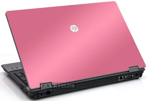 PINK Vinyl Lid Skin Cover Decal fits HP ProBook 6550b Laptop - Picture 1 of 1