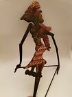 VINTAGE LARGE WAYANG KULIT JAVANESE WOODEN SHADOW PUPPET OF SINTA 