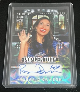 2025 Leaf Pop Century BLUE Kaleidoscope Rosario Dawson SNL Auto #1/1 - SSP - Picture 1 of 2