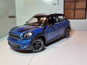 Mini Countryman Cooper R60 2010 azul 1.6 BMW Rastar 1:24 modelo de coche a escala diecast - Imagen 1 de 11
