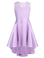 purple flower girl dresses uk