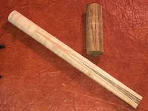 Stecca per piscina anteriore TNT 4 punti. Bocote in acero. - Foto 1 di 2