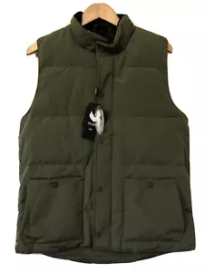 Chaqueta tampón Valuker para hombre talla mediana verde impermeable chaleco 90% plumón nuevo - Imagen 1 de 11