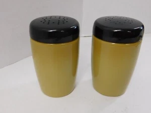 West Bend Kupfer Salz & Pfefferstreuer 4" schwarz Kunststoffdeckel fast neuwertig USA Vintage - Bild 1 von 8