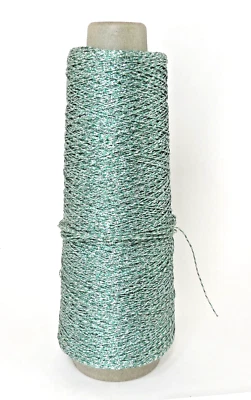 Kreinik Metallic Thread Iron-On Wintergreen #6355 -#8 Braid -300M Cone - Image 1 of 3