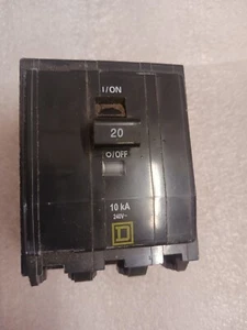 Square D Leitungsschutzschalter 3-polig 20 Ampere 10KA 240 V (1 M) - Bild 1 von 6