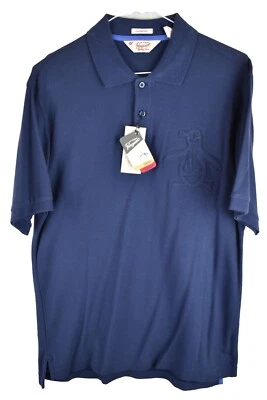 Penguin Classic Fit Mens Blue Cotton Polo Collared T Shirt Size S - BRAND NEW - Image 1 of 4