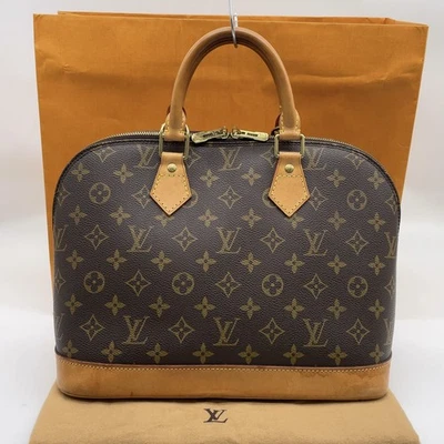 Auténtico bolso de mano Louis Vuitton monograma Alma M51130 con bolsa NS101118 Foto 1 de 4