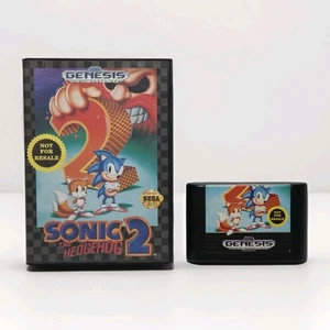 Sonic the Hedgehog 2 NFR (Sega Genesis, 1992) - No Manual - Very Good Condition - Picture 1 of 4