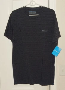 Columbia Sportswear Striped Tri-Blend Stretch T-Shirt Men’s Large - Short Sleeve - Picture 1 of 3