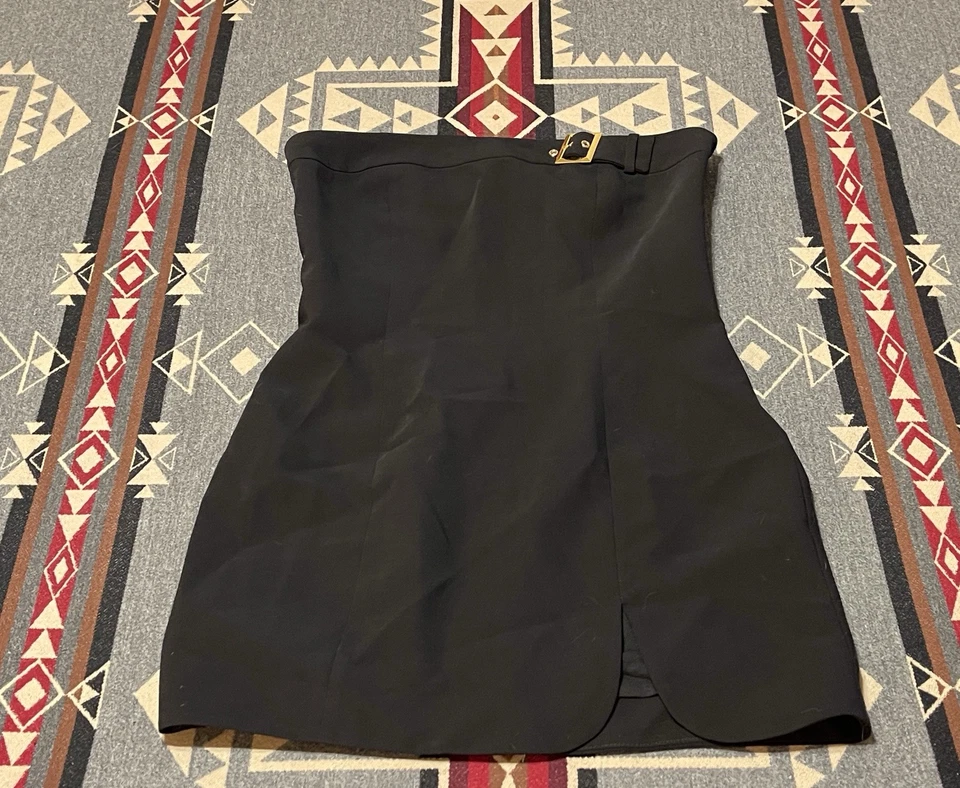 Vestido Amanda Uprichard Edison Negro Para Mujer’s M Fiesta M12 Foto 1 de 4