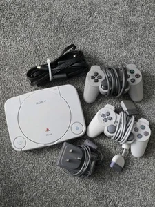 PS One Console with Two Controllers - Picture 1 of 1