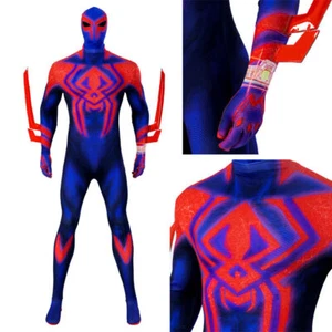 Nuevo Traje Disfraz Across The Spider Verse Miguel O'Hara Cosplay Spiderman 2099 - Imagen 1 de 17