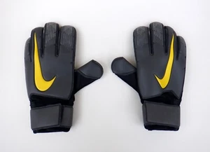 Nike GK Gunn Cut Promo Gray Black Soccer Goalkeeper Gloves Roll Finger 10.5 READ - Picture 1 of 17