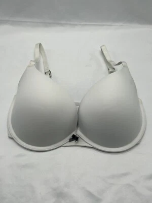 Sujetador Xhilaration 36D Blanco Acolchado con Aros y Lazo en el Centro Foto 1 de 4