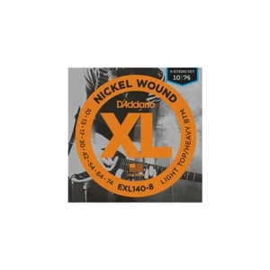 D'Addario EXL140-8 Nickel 8-String Guitar Strings 10-74 Light Top Heavy Bottom - Picture 1 of 1