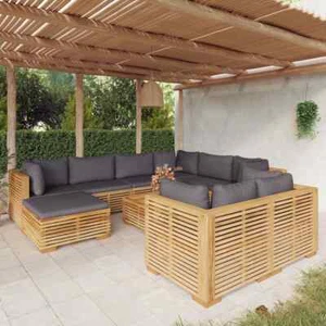 Tidyard 10 Piece Garden Set Garden Furniture Set Patio Backyard Terrace K4P2 - Picture 1 of 11