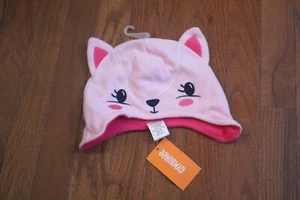 NWT Gymboree Infant Girl Pink Cat Face Hat Size 12-24 months - Picture 1 of 4