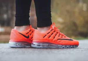 NIKE Air Max 2016 Wmns Shoes Size 6.5 806772-800 Hyper Orange - Picture 1 of 5