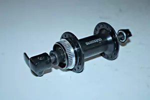 Shimano Front Bike Hub Black 36H 100mm HB-TX505 Center Disc QR Fast USA Shipping - Picture 1 of 7