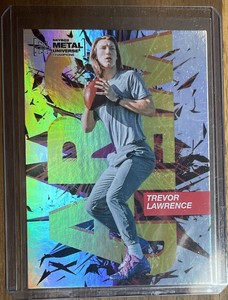 2021 Skybox Metal Universe Arc Weld AW-7 Trevor Lawrence RC Jacksonville Jaguars