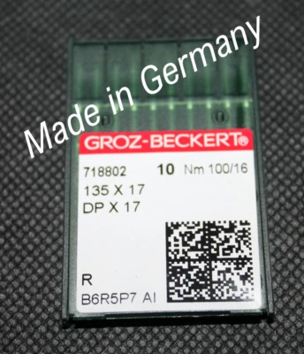 Nähmaschinennadeln Groz Beckert Rundkolben Nadelsystem 135 X17 Nadelstärke 100 - Bild 1 von 4