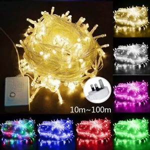 led fairy lights mains Christmas Lights String Wedding Party Outdoor Decor Lamp