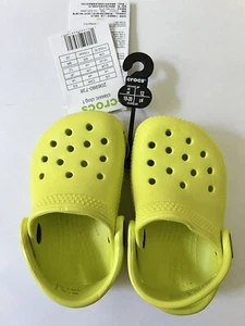 Crocs Classic Clog for Toddlers Size 4 Acidity Green - Picture 1 of 3
