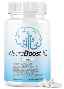 (1 BOTTLE) OFFICIAL* Neuro Boost IQ Supplement Brain Pills - Picture 1 of 3